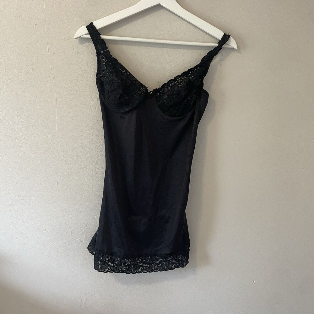 Women’s Shapewear Lingerie 1960s 70s Slip Built In Undergarments
